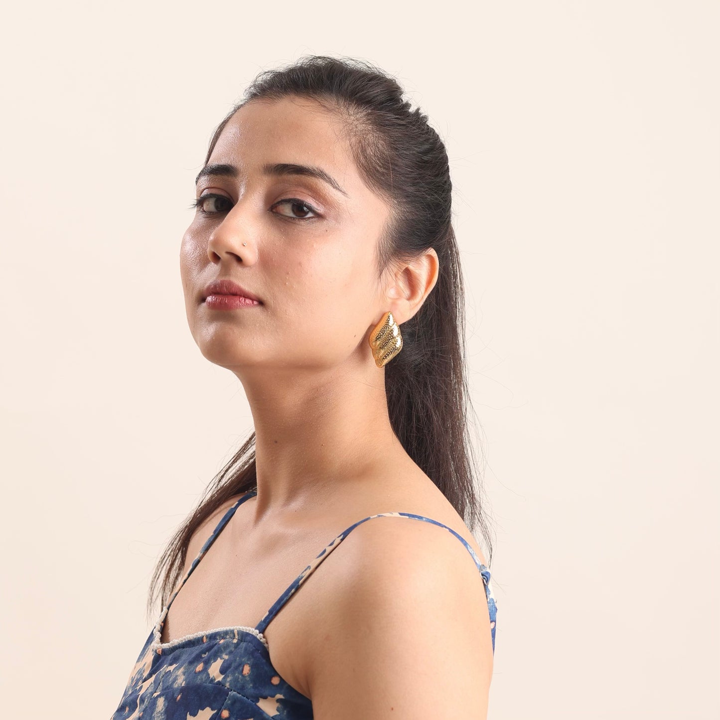 Classic 18K Gold Plated Drop Earring