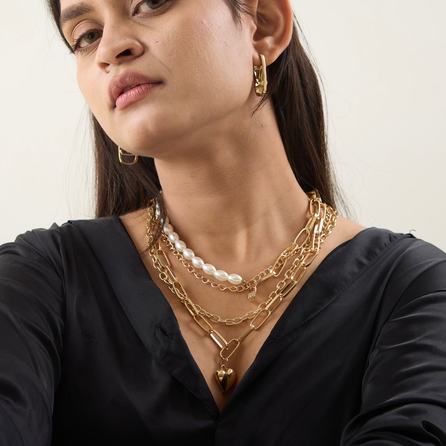 18K Gold Plated Chunky Necklace