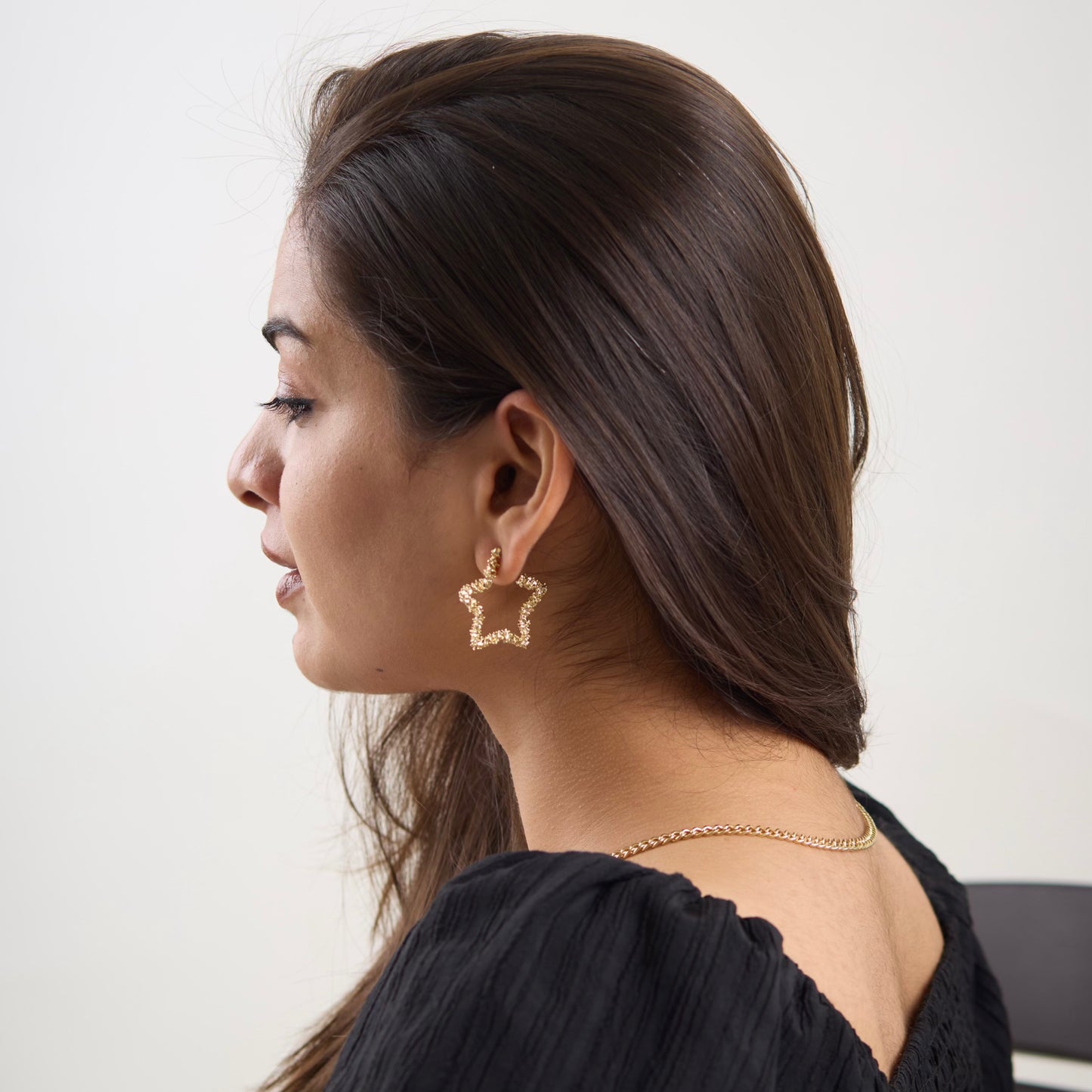 18K Gold Plated Star Shine Earring