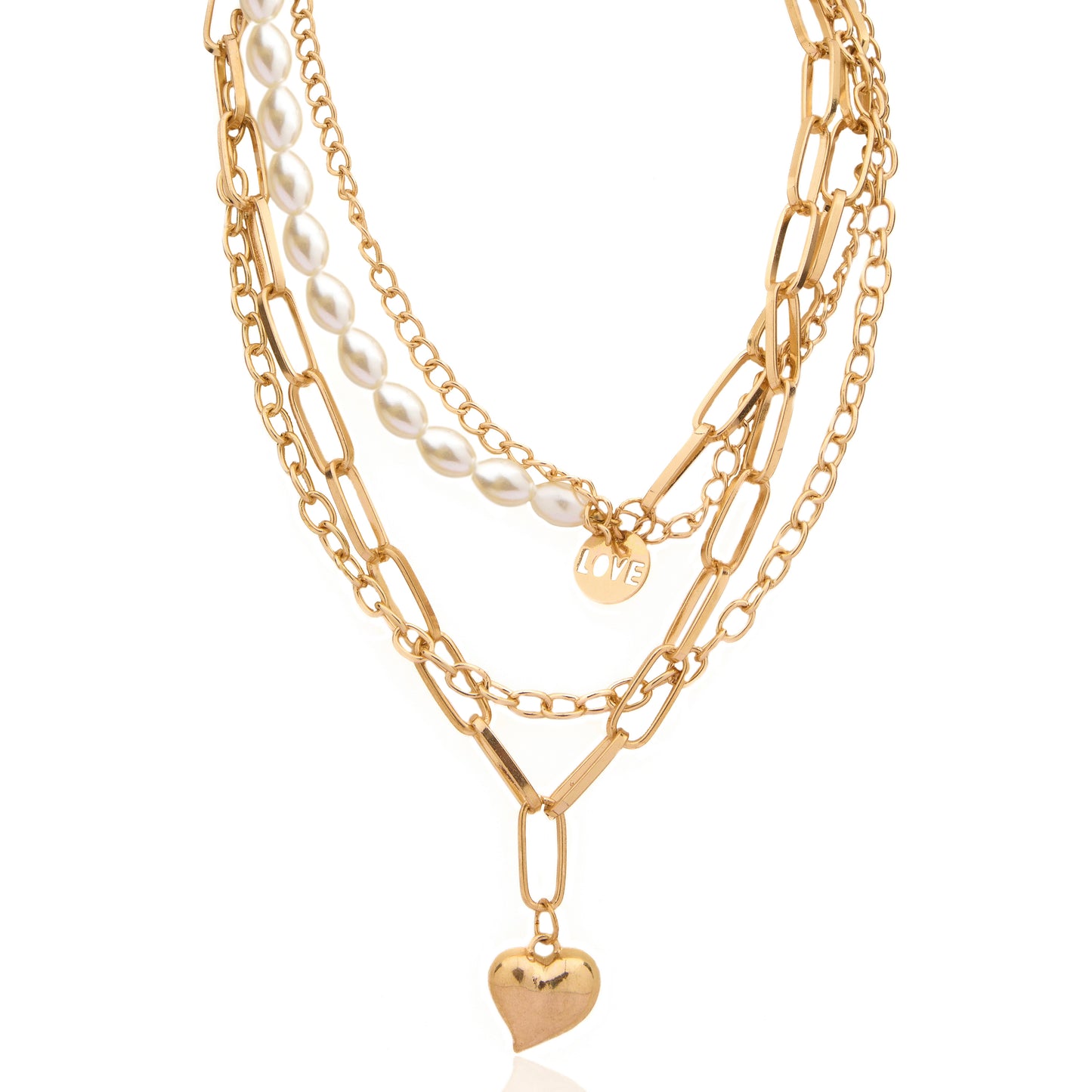 18K Gold Plated Chunky Necklace