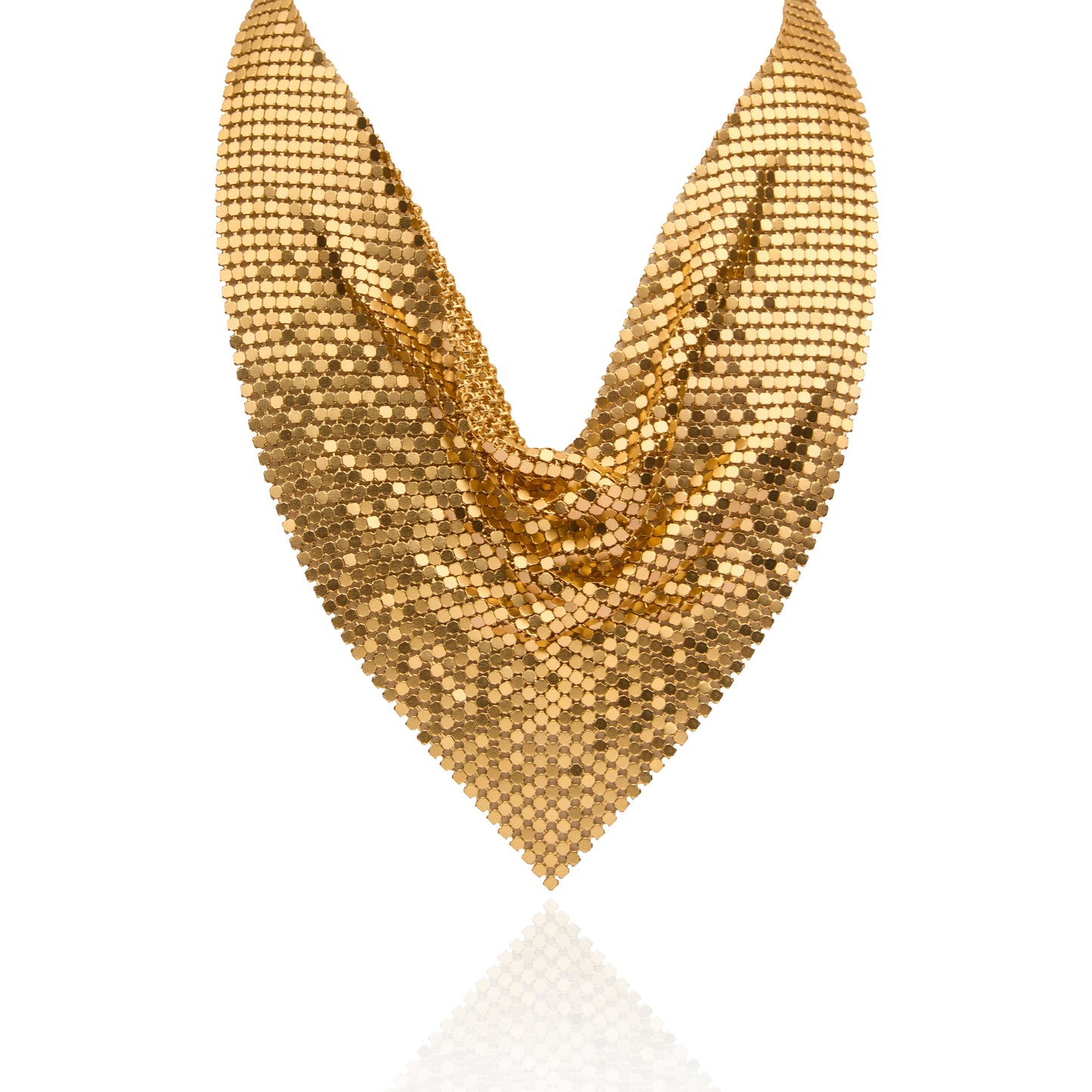 18K Gold Plated Mesh Necklace