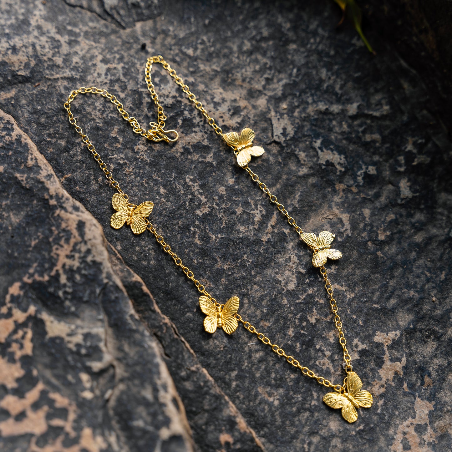 Butterfly Dainty Necklace Set