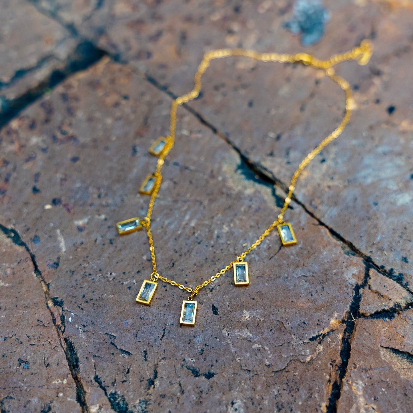 White Crystal Necklace