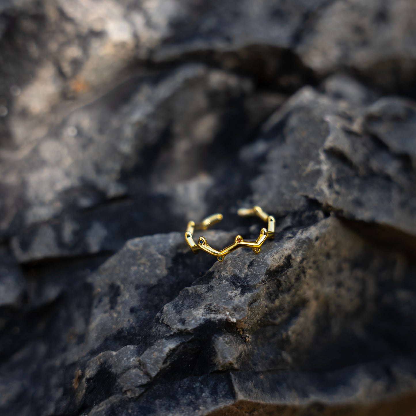 Minimalist Crown Ring