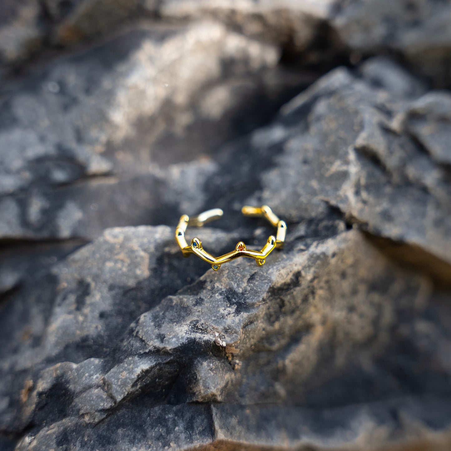 Minimalist Crown Ring