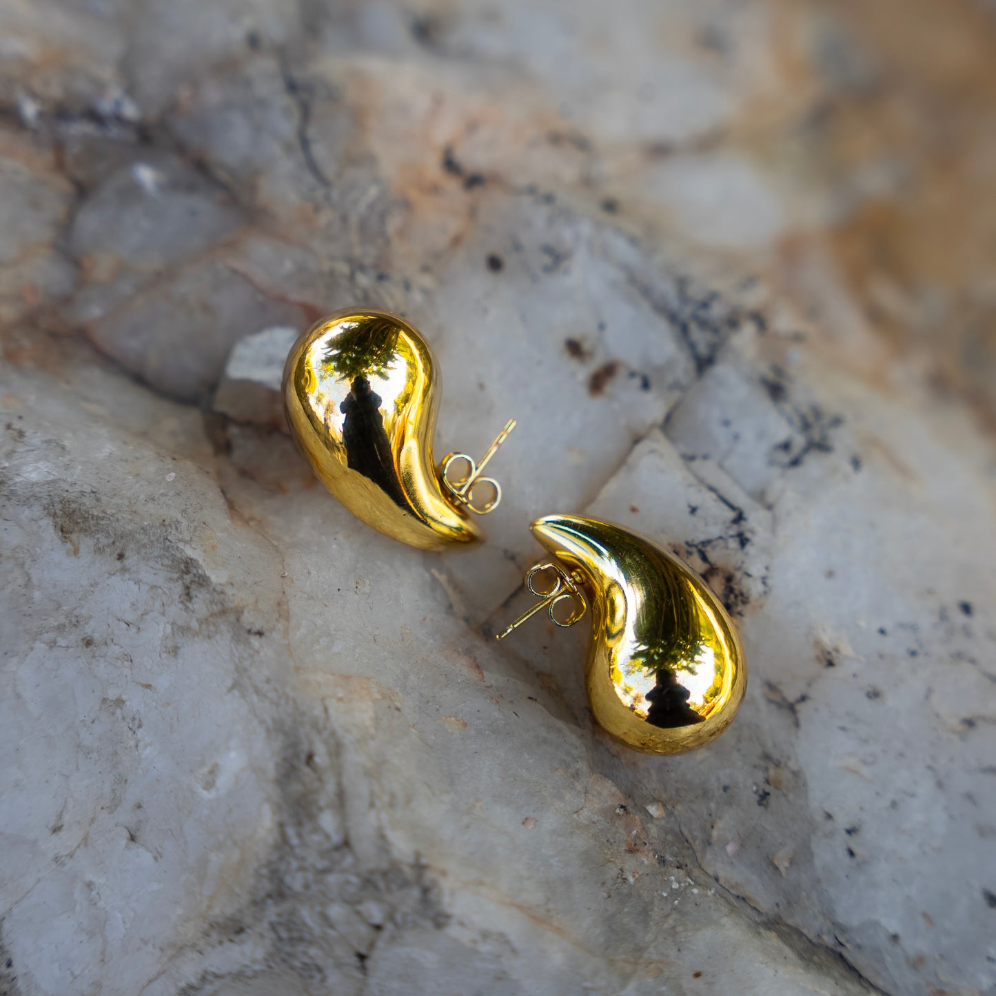 Chunky Tear Drop Earring