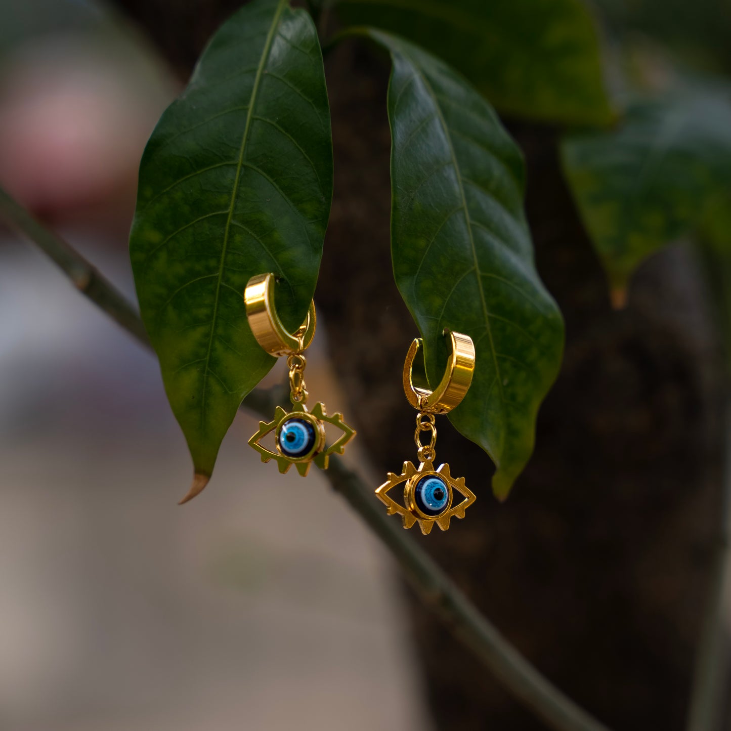 Dangle Evil Eye Earring
