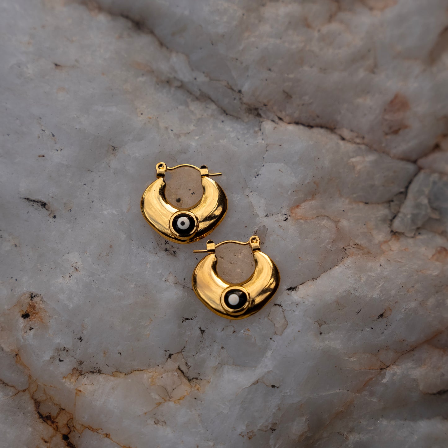 Classic Evil Eye Hoops
