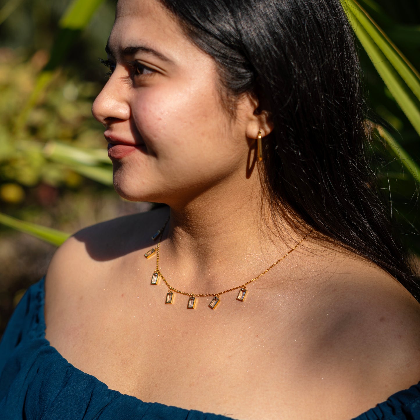 White Crystal Necklace