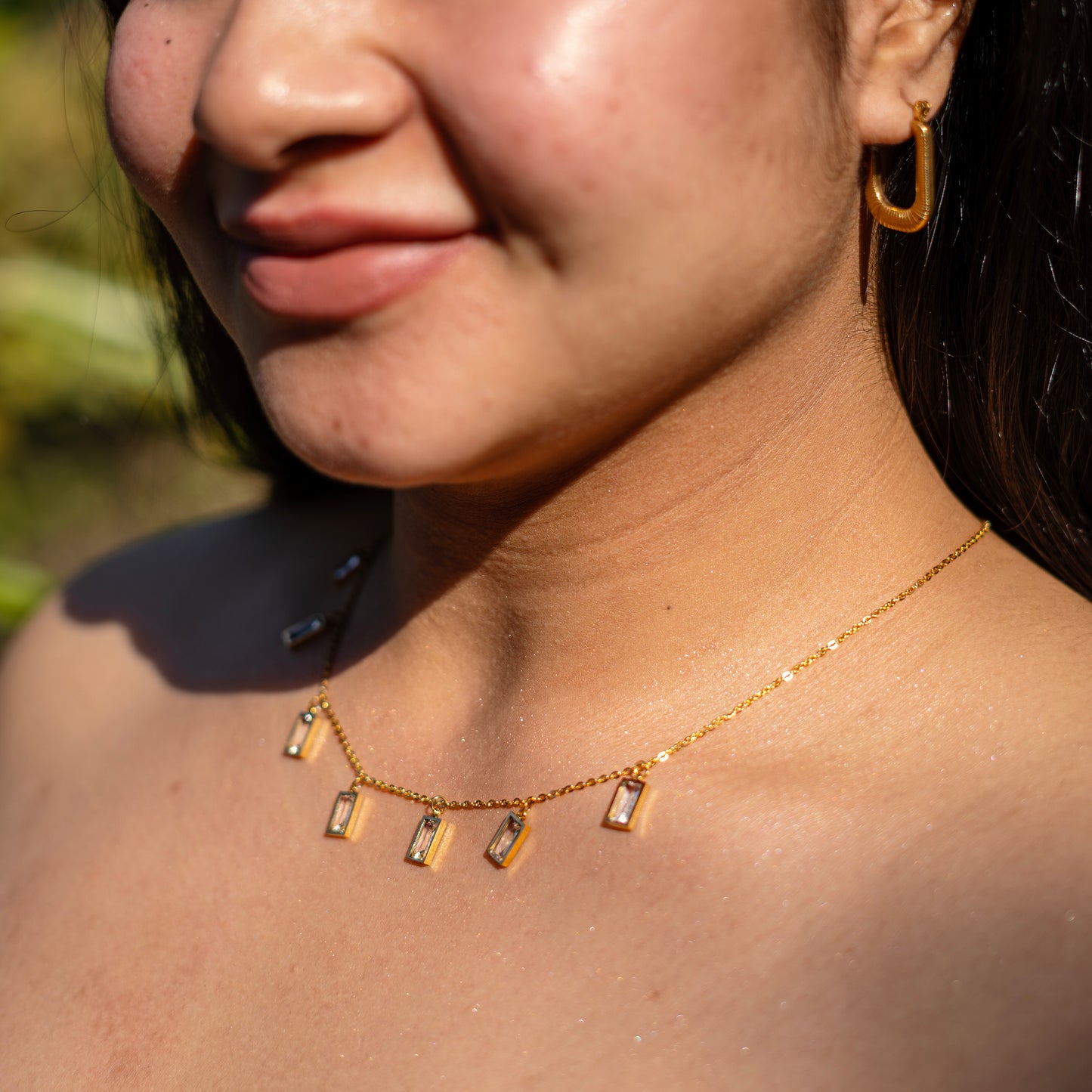 White Crystal Necklace