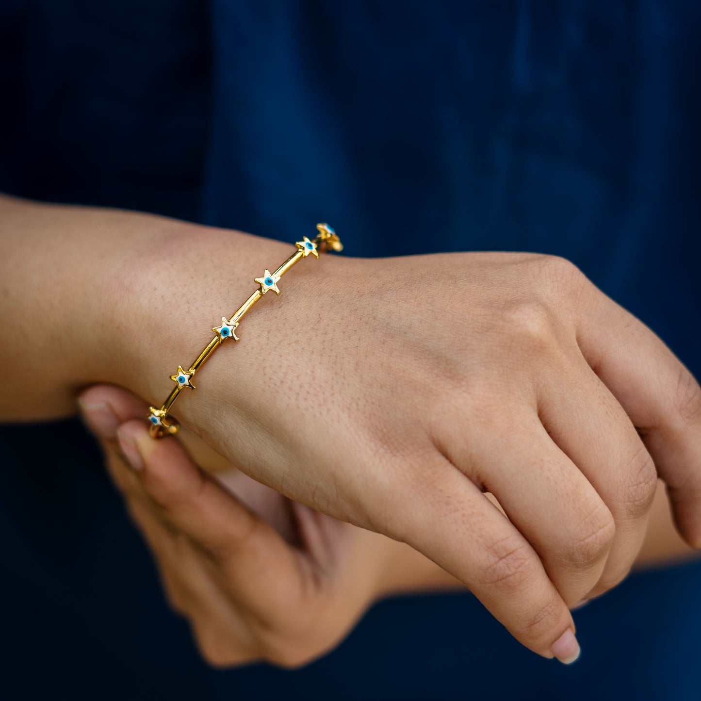 Starry Charm 18K Gold-Plated Anti-Tarnish Bracelet