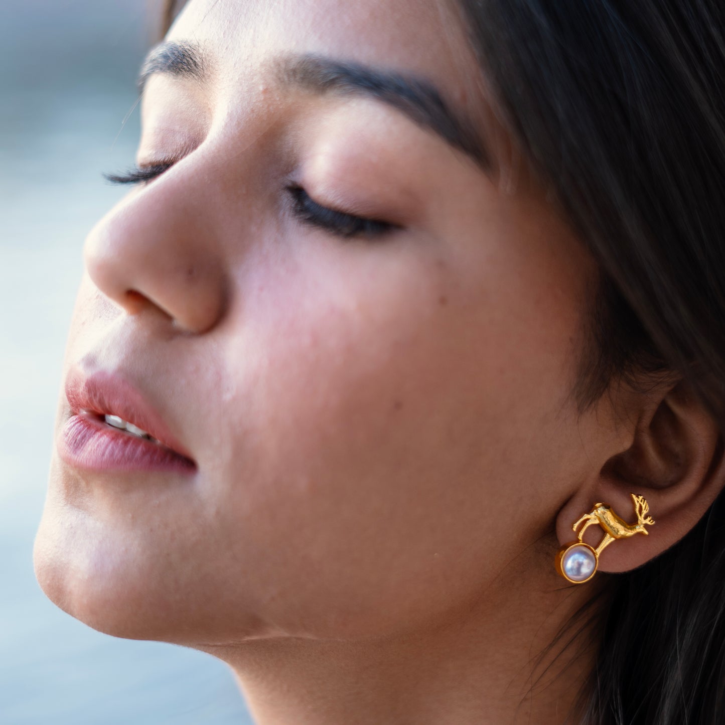 Reindeer Studs Earring