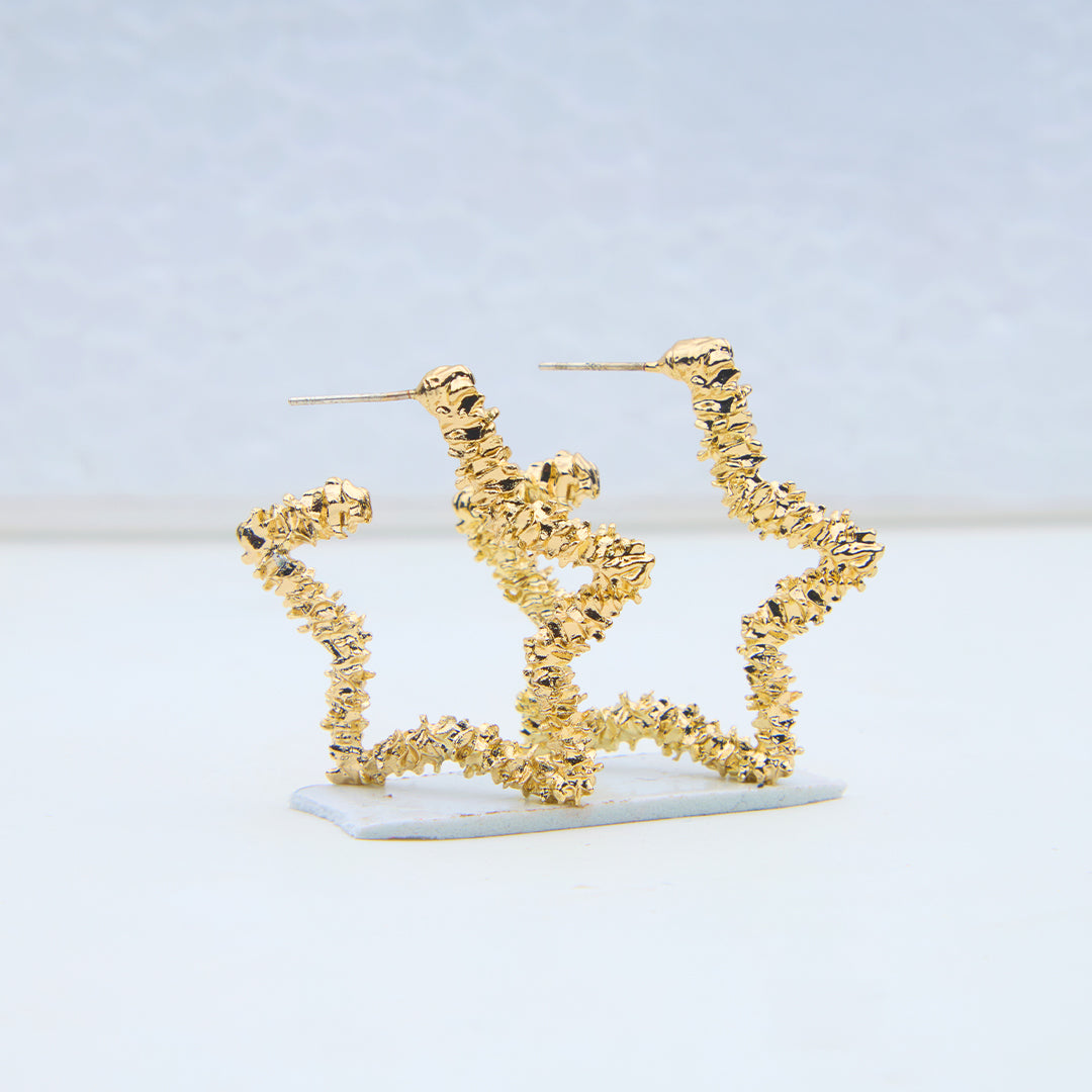 18K Gold Plated Star Shine Earring