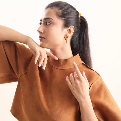 Melting Heart Earring 18K Gold Plated