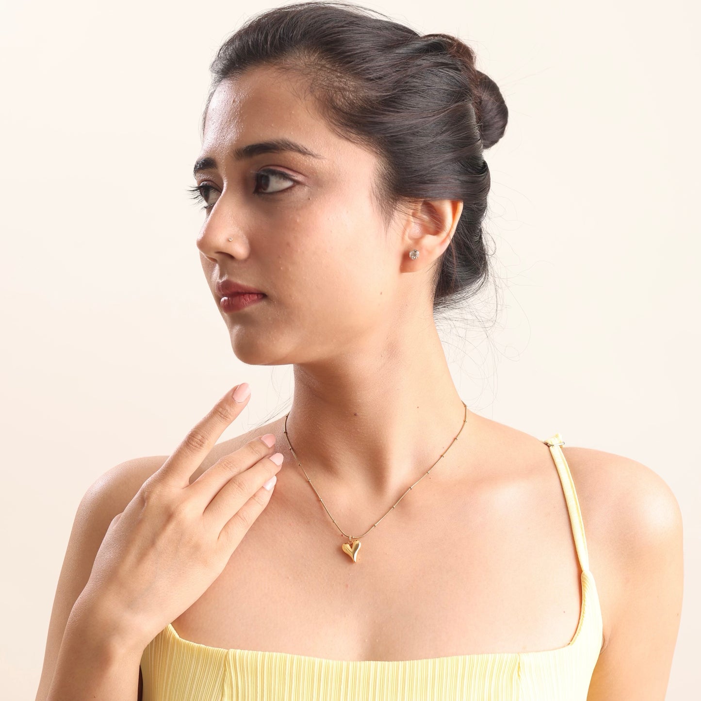 Heart Vintage Necklace 18K Gold Plated