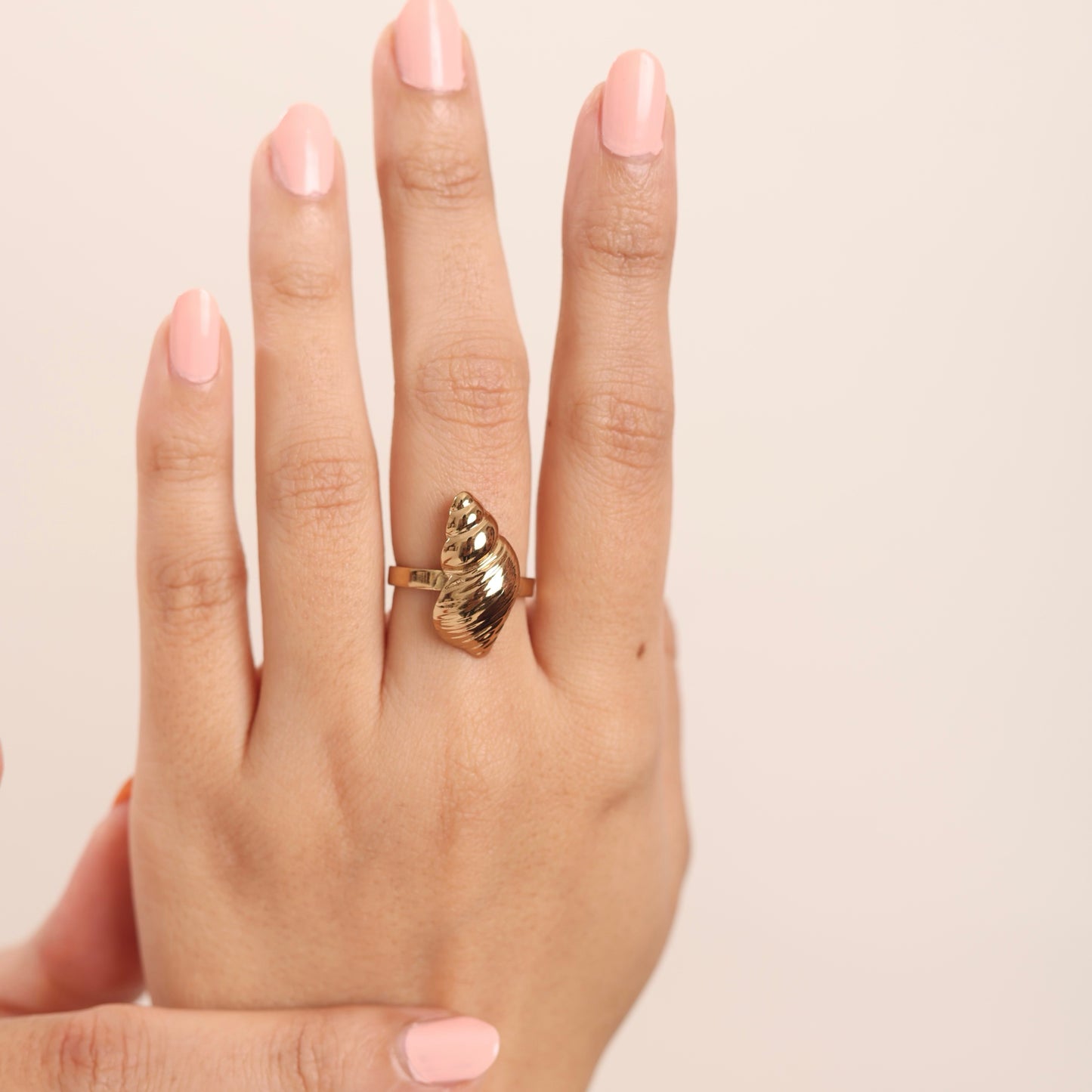 Shell Ring 18K Gold Plated