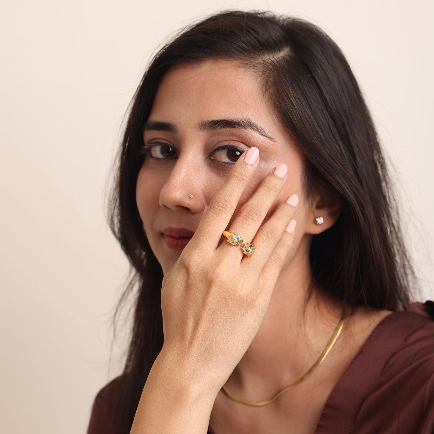 Jaguar  18K Gold Plated Ring