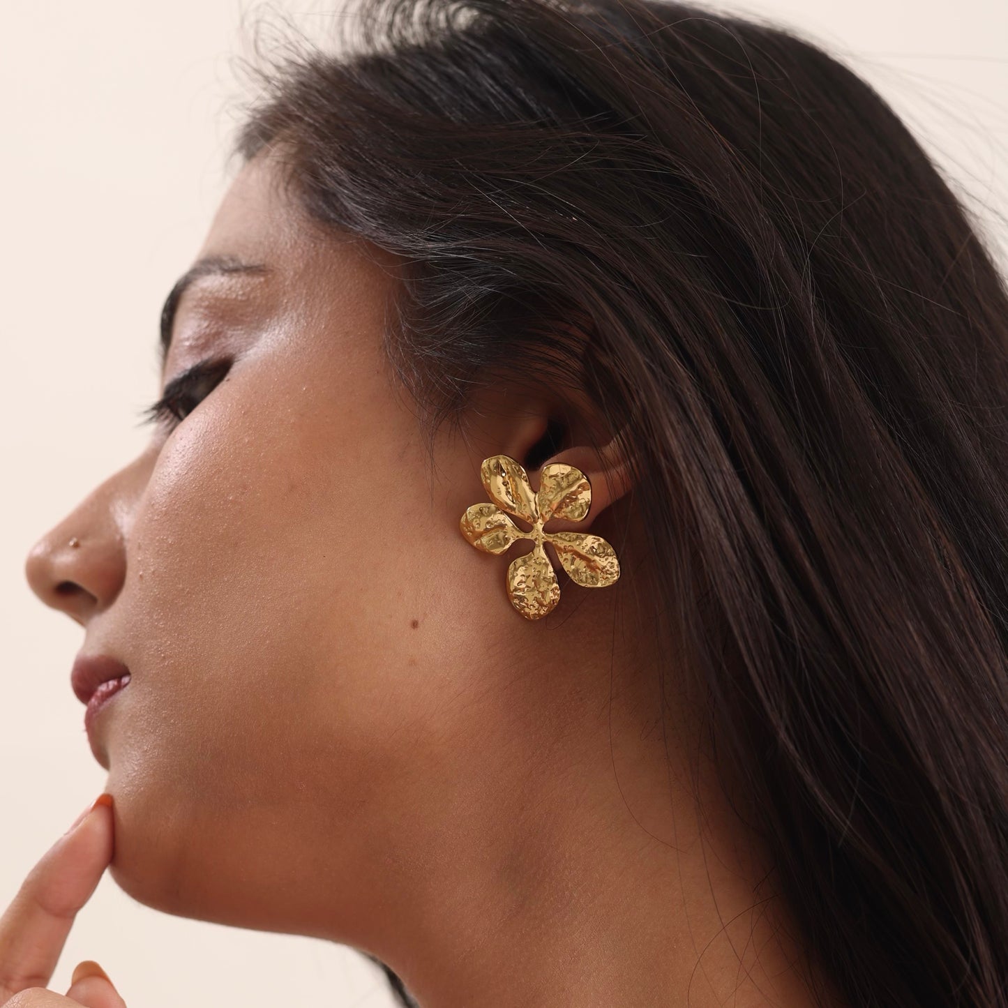 Flower Studs 18K Gold Plated Earring