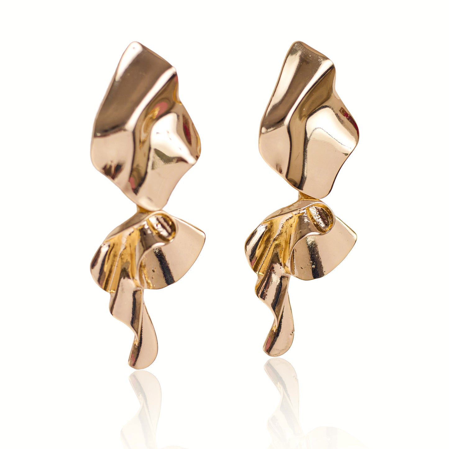 Chunky Party-wear 18K Gold Plated Earring