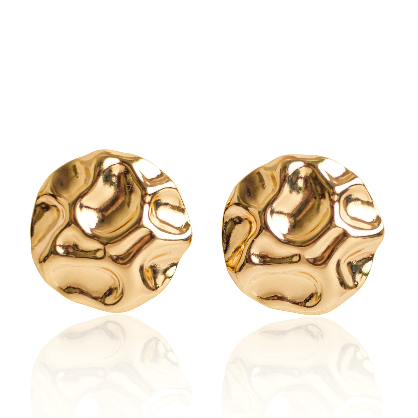 Cute Golden Studs 18K Gold Plated