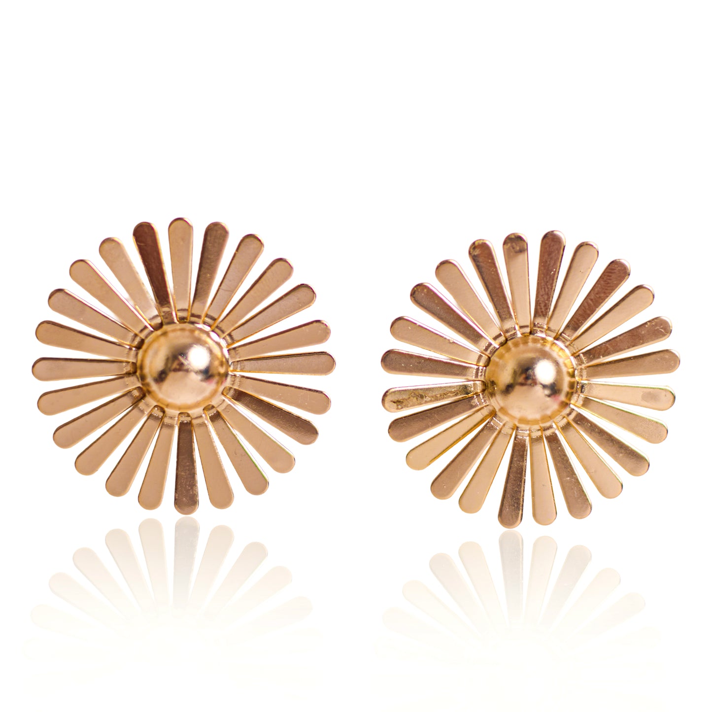 Sunburst Earring 18K Gold Plated