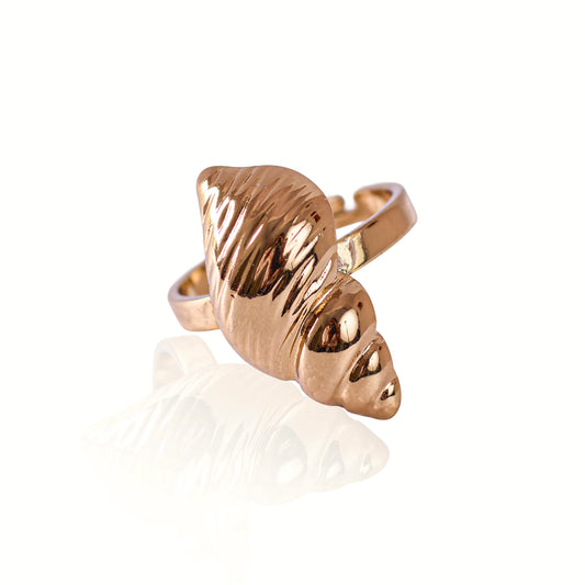 Shell Ring 18K Gold Plated