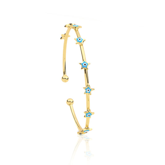 Starry Charm 18K Gold-Plated Anti-Tarnish Bracelet