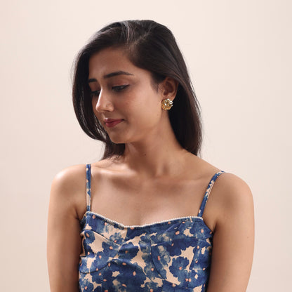 Cute Golden Studs 18K Gold Plated