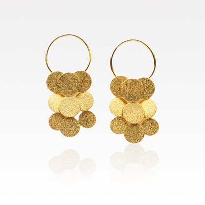 Coin Cascade Earring