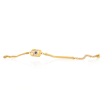 Cubic Evil Eye Bracelete