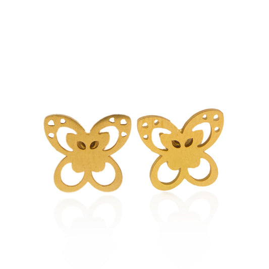18K Gold Plated Little Butterfly Earring