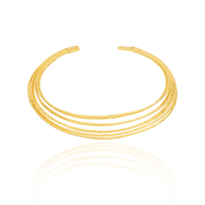 18K Gold Plated Multi Layered Haseli