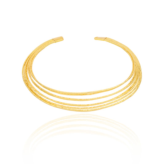18K Gold Plated Multi Layered Haseli