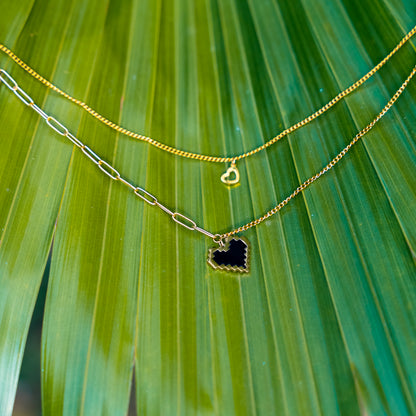 Black Heart Necklace