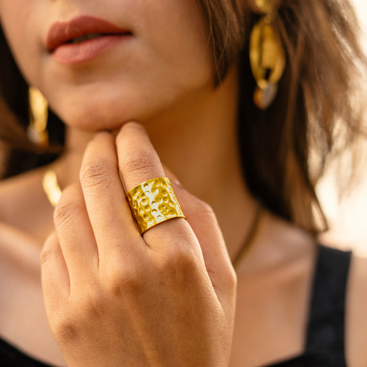 Hammered Texture Ring
