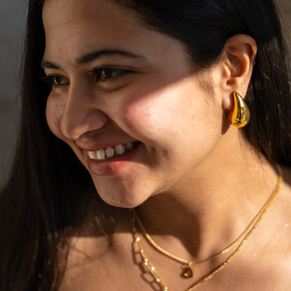 Chunky Tear Drop Earring