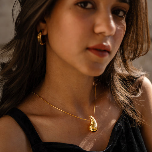 Chunky Tear Drop Necklace