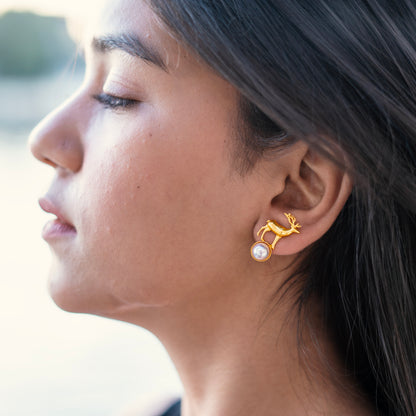 Reindeer Studs Earring