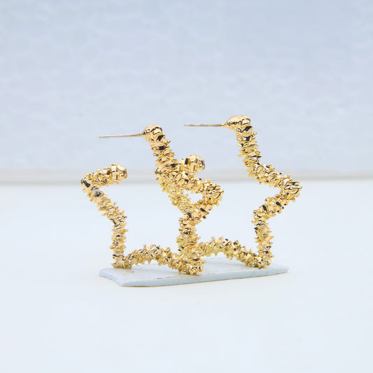 18K Gold Plated Star Shine Earring